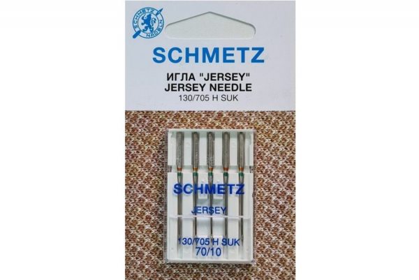 Иглы Schmetz джерси 130/705 H SUK №70, 5 шт в Краснодаре