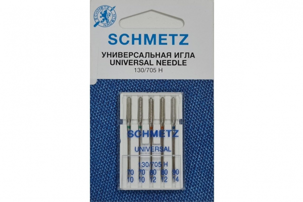 Иглы Schmetz универсальные (70x2, 80x2, 90x1), 5 шт в Краснодаре