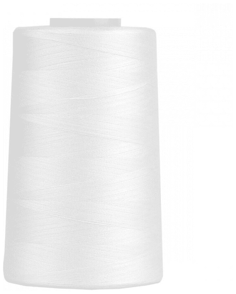 Нитки Sewing Thread 40/2 5000 ярд. цвет - белый 100% п/э в Краснодаре